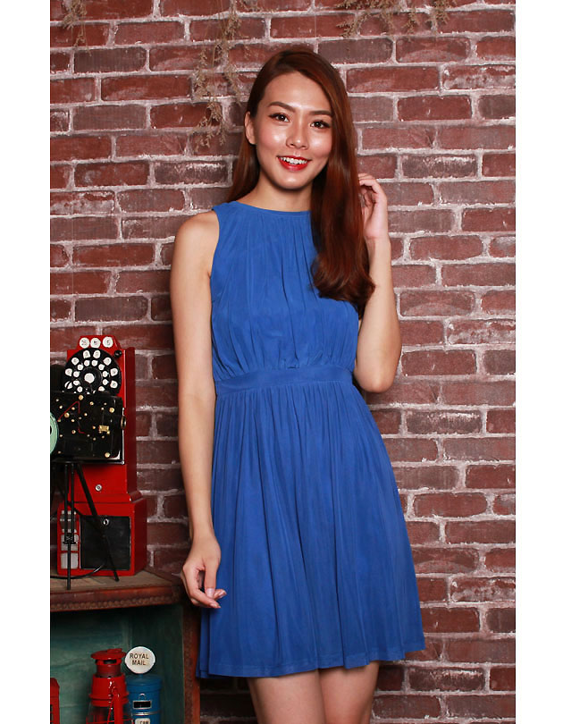 Paris Dress in Royal Blue